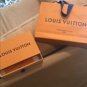 Louis Vuitton small drawer gift box and bag